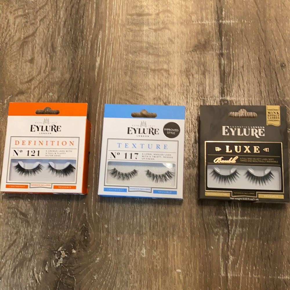 False eyelashes!